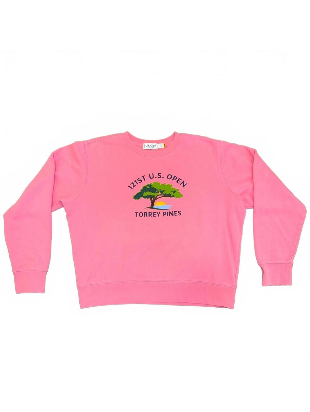 Ralph Lauren 121st US Open Collection Torrey Pines pink crewneck Large #4654